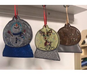 Stickdatei ITH - Schneekugel Vol. 1